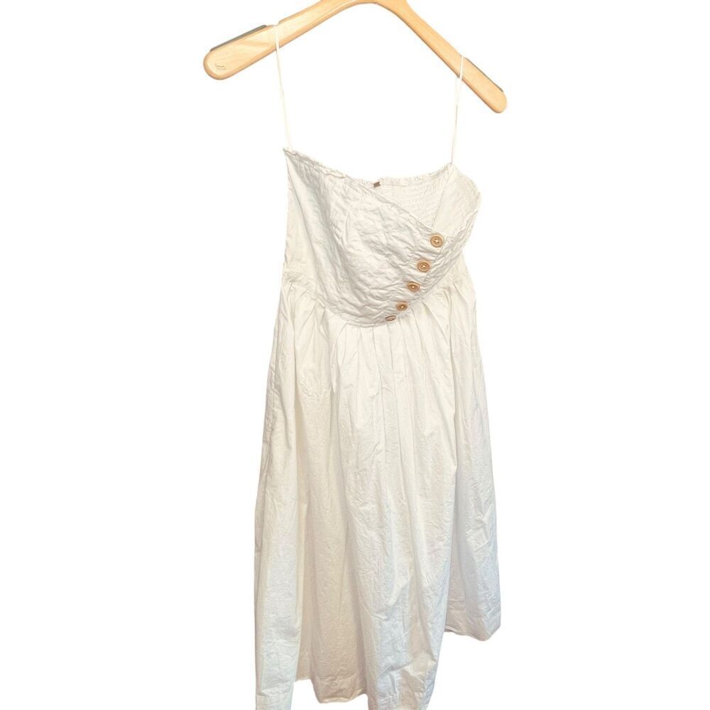 Free People Lilah Pleated Tube Midi Dress - Picture 7 of 13